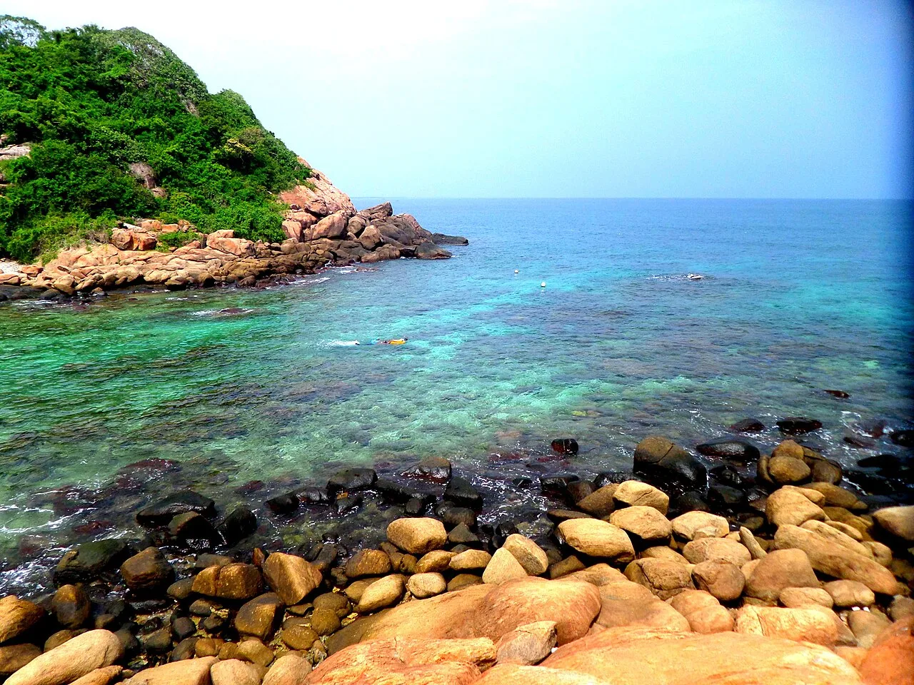 Nilaveli - Pigeon Island National Park is one of the two marine national parks of Sri Lanka. The national park is situated 1 km off the coast of Nilaveli, a coas